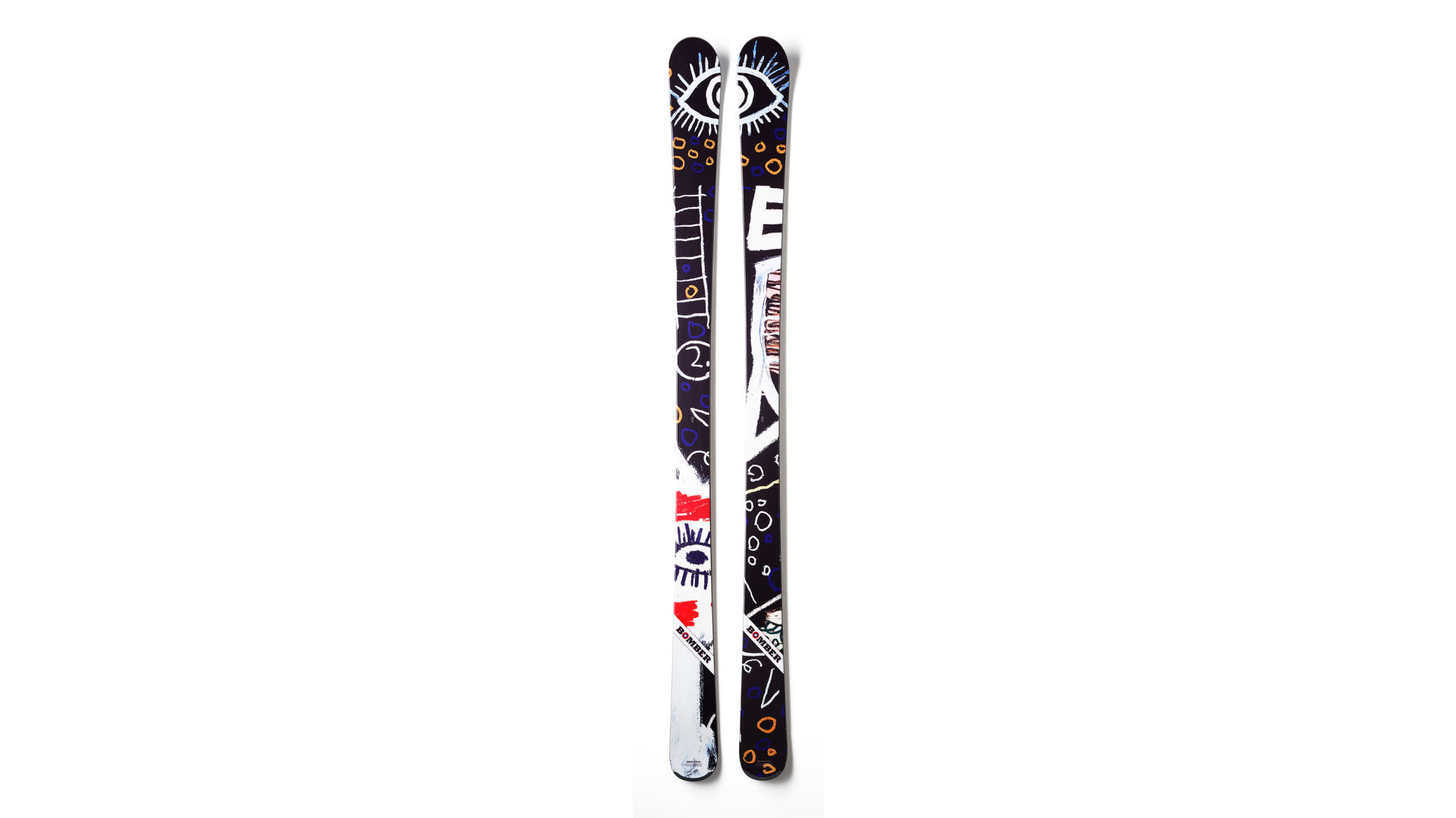 Jean-Michel Basquiat-inspired skis